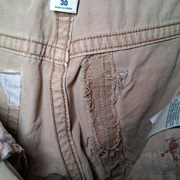 True Religion Slim Color Straw Mens 30 Inseam 33 Rare To Find  MEGJ19EDI Read - Picture 11 of 12